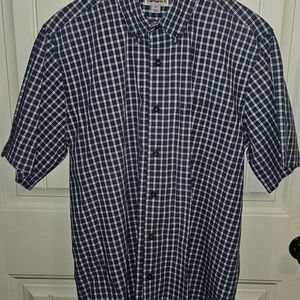 Carhartt Men's Blue Plaid Shirt XL